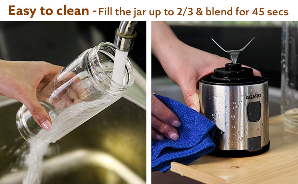 Portable USB Rechargeable Mini Juicer Blender,Electric Juicer Bottle For Smoothies and Juices, Mixer Juicer that Crushes Ice,