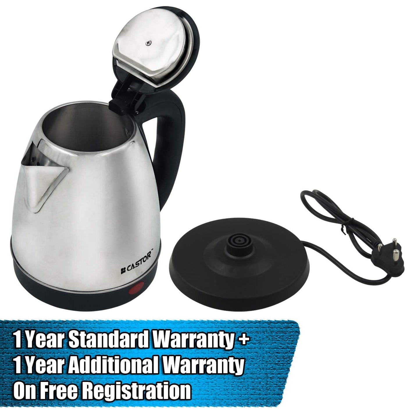 ELECTRIC KETTLE Stainless Steel Body,2 litre, used for boiling Water & cooking