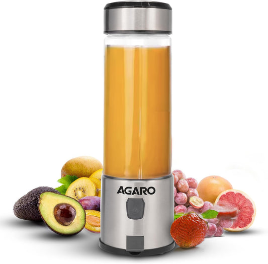 Portable USB Rechargeable Mini Juicer Blender,Electric Juicer Bottle For Smoothies and Juices, Mixer Juicer that Crushes Ice,
