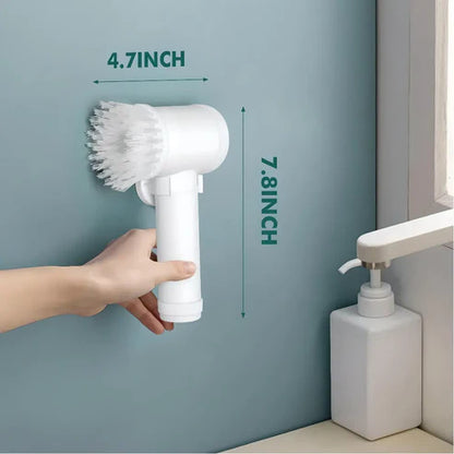 5 in 1 Handheld Bathroom Cleaning Brush, Kitchen Cleaning Brush