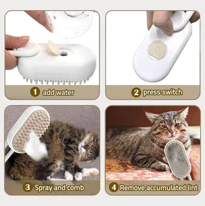 Steam Brush for Dog/Cat